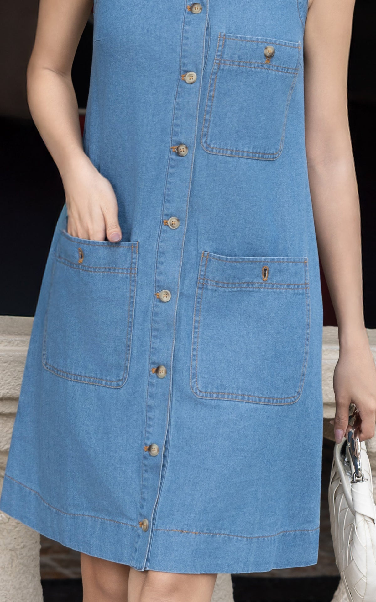 Esme Denim Nursing Dress