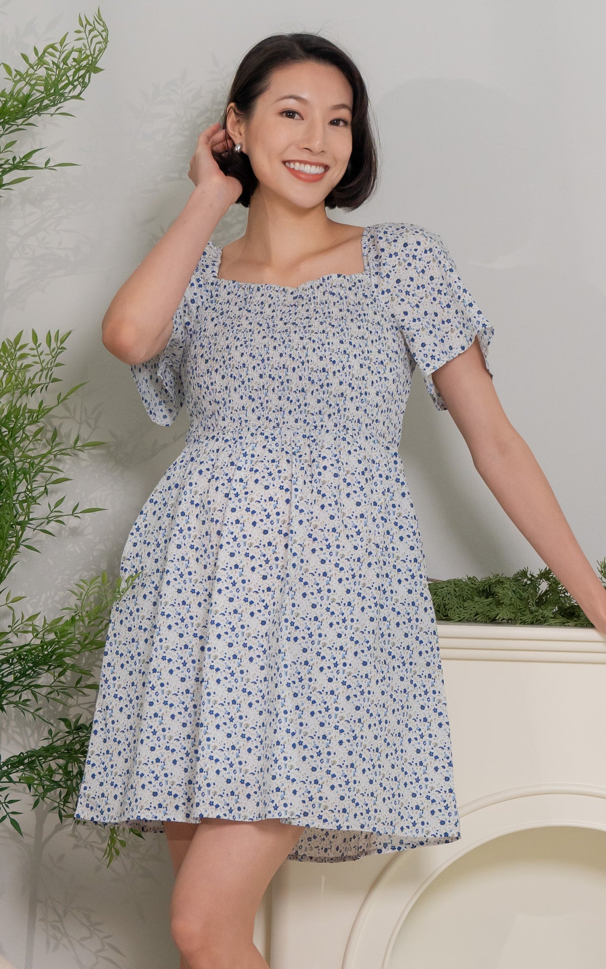 Evangeline Eyelet Nursing Dress