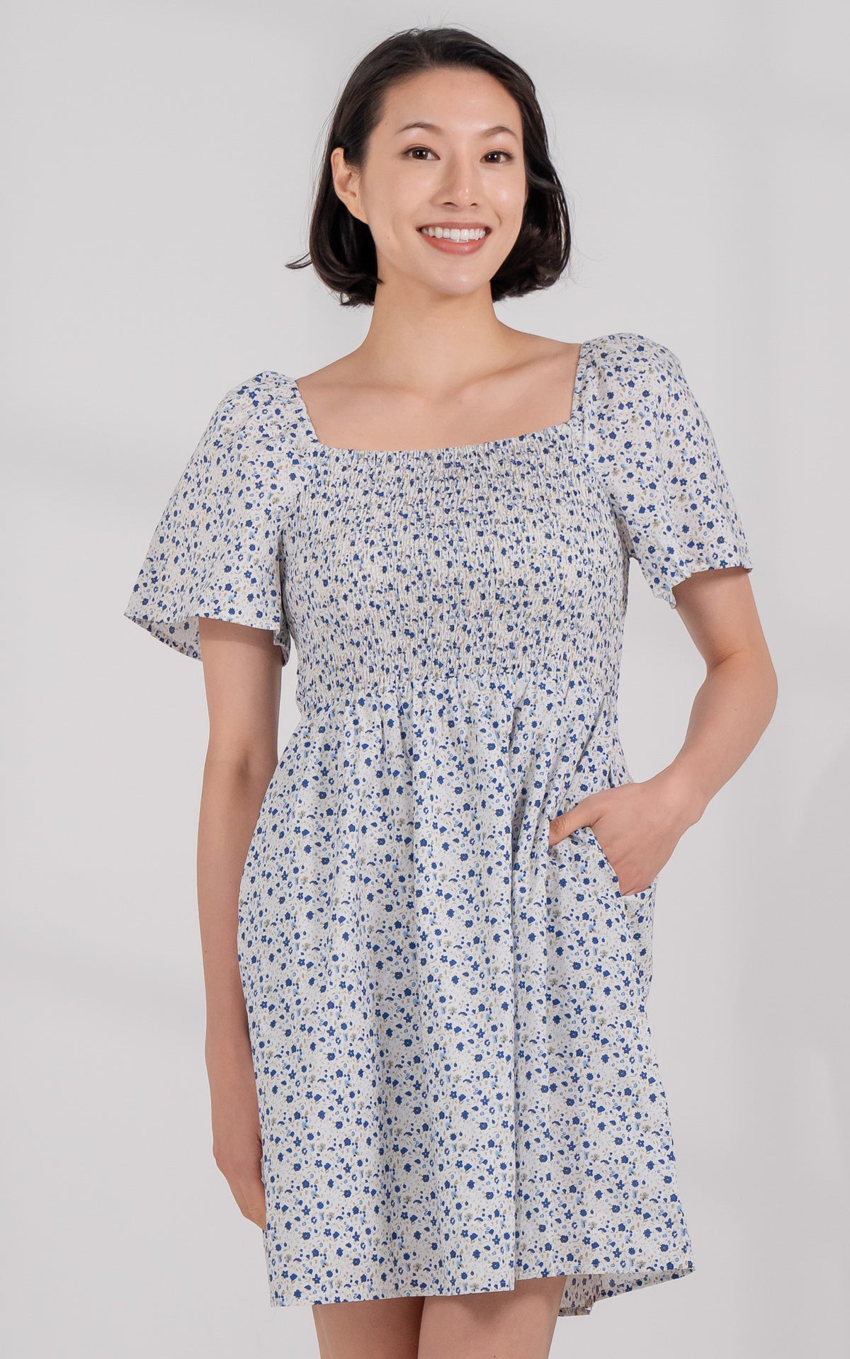 Evangeline Eyelet Nursing Dress
