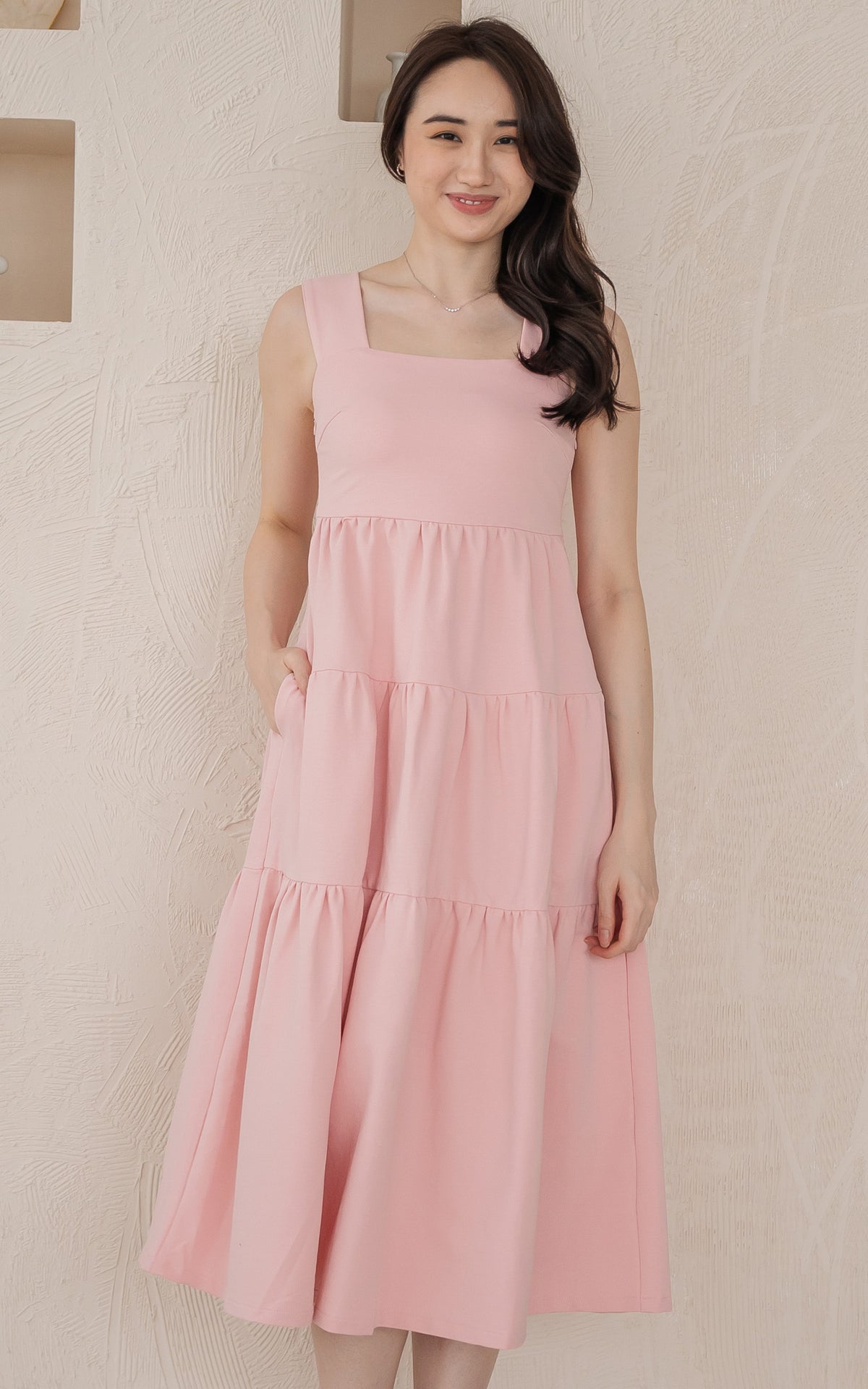Faith Nursing Dress in Pink