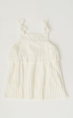 Genevieve Pleated Girls Dress