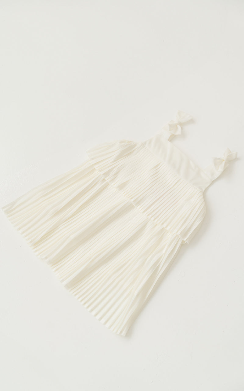 Genevieve Pleated Girls Dress