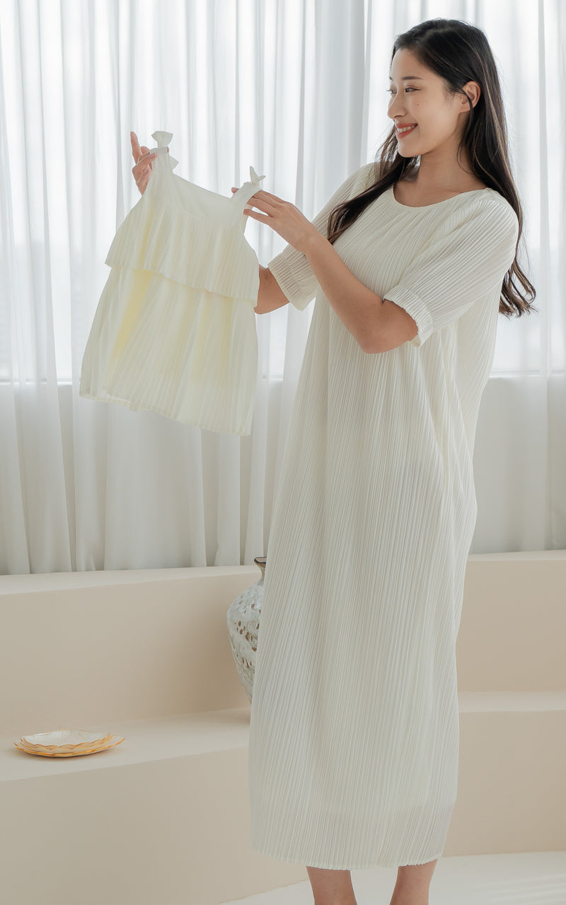 Genevieve Pleated Girls Dress
