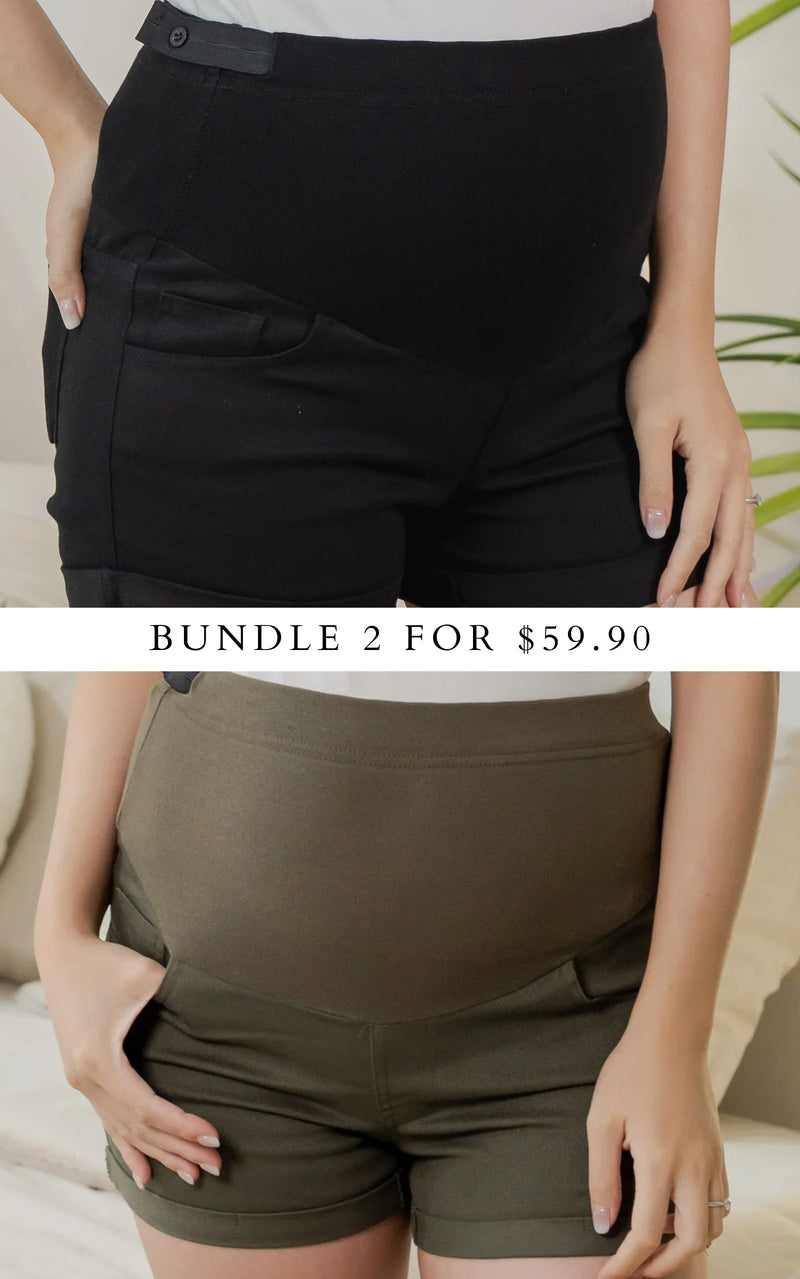 Hadley Maternity Shorts Bundle (2pcs)