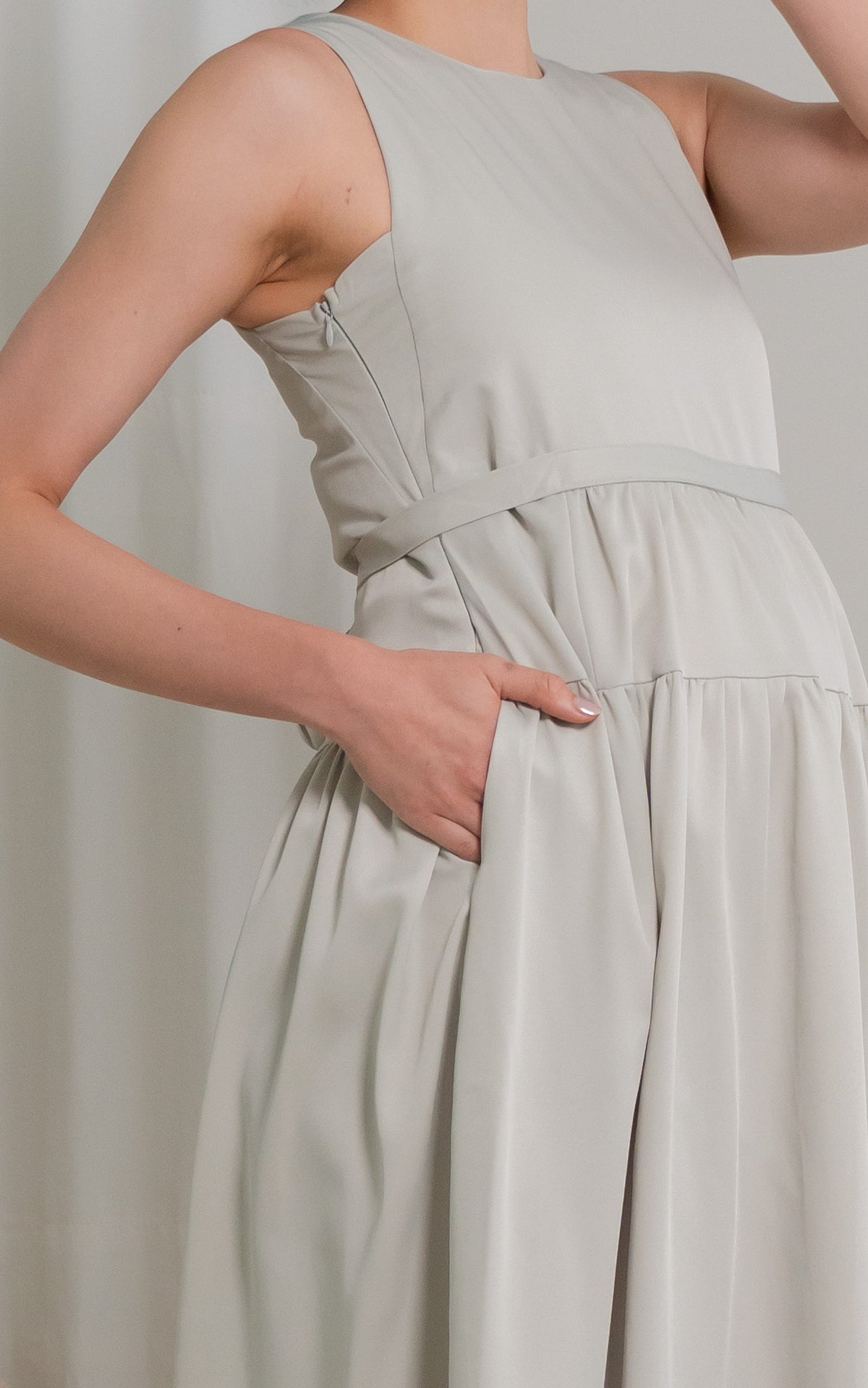 Hallie Nursing Dress in Lime