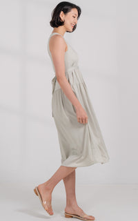 Hallie Nursing Dress in Lime