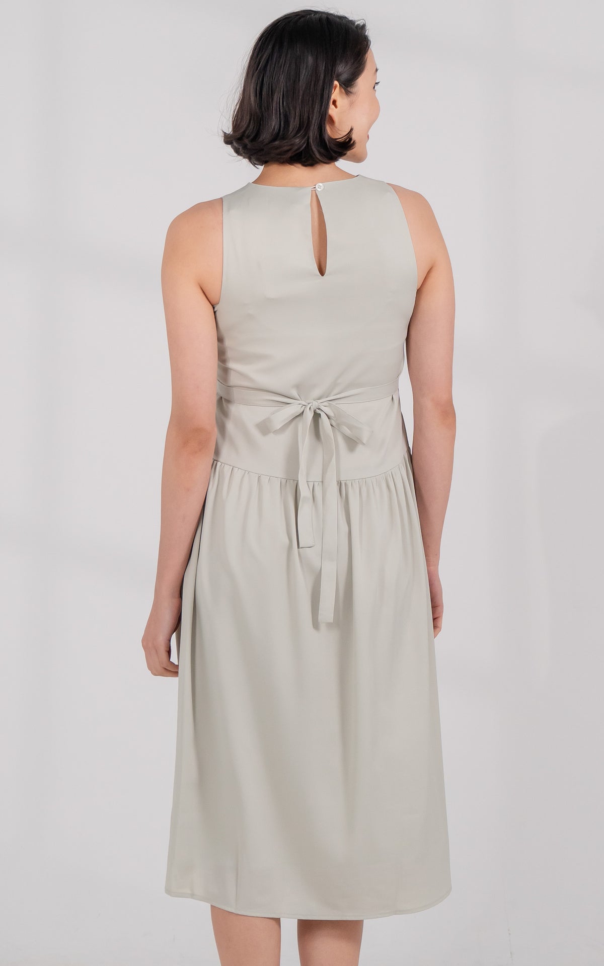 Hallie Nursing Dress in Lime