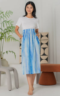 Hana Tie Die Nursing Dress