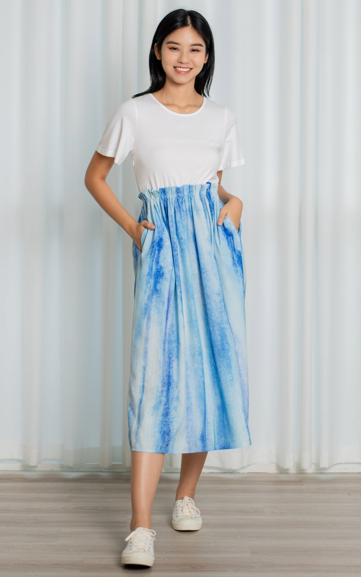 Hana Tie Die Nursing Dress