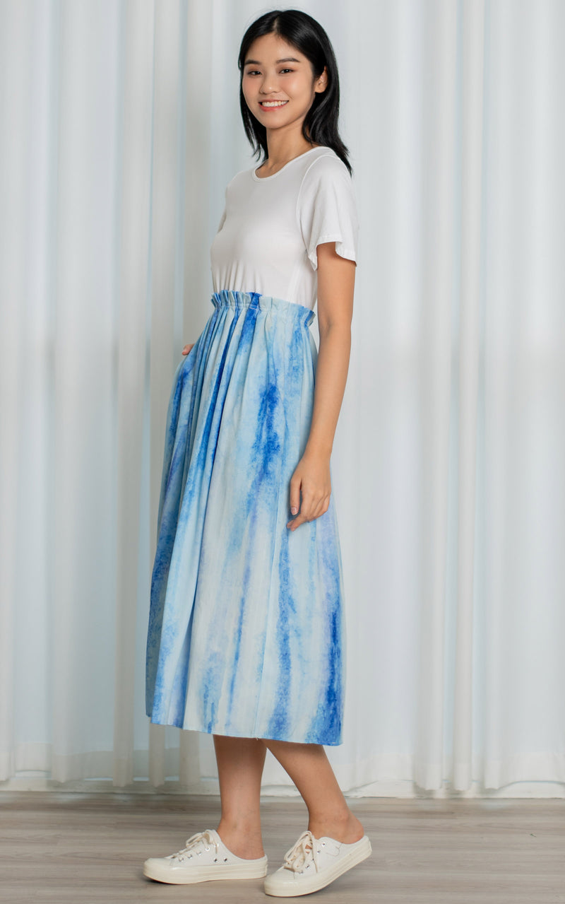 Hana Tie Die Nursing Dress