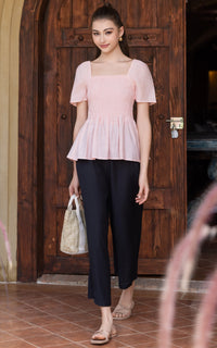 Sabrina Maternity Pants in Black (Petite)