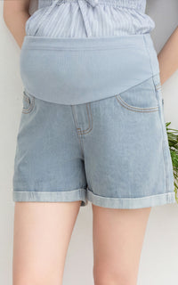 Hayden Denim Maternity Shorts