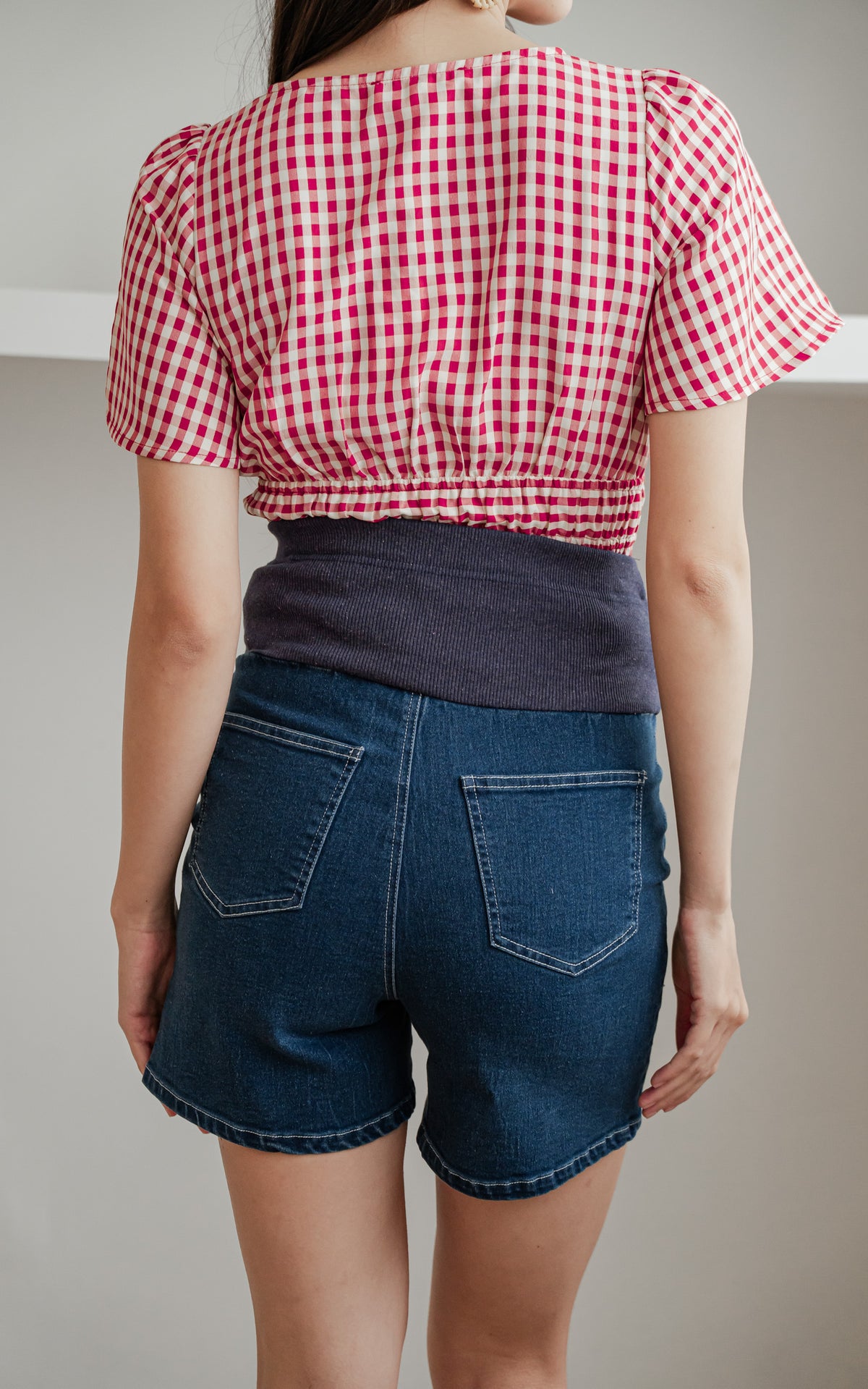 Helen Maternity Denim Shorts