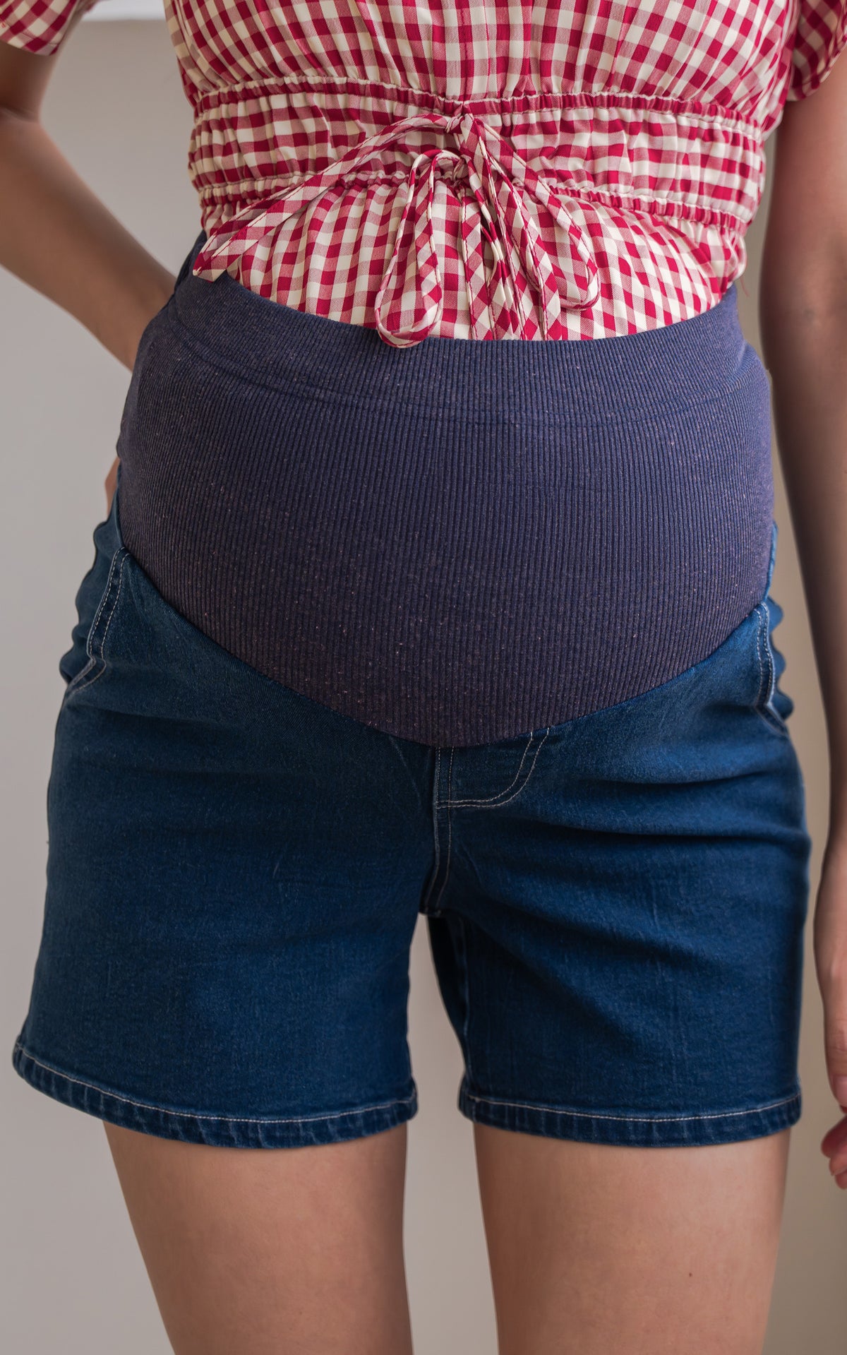 Helen Maternity Denim Shorts