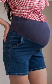 Helen Maternity Denim Shorts