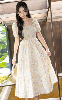Holly Floral Smocked Dress