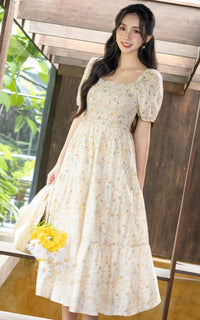 Holly Floral Smocked Dress