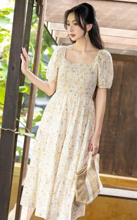 Holly Floral Smocked Dress