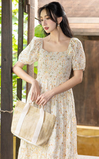 Holly Floral Smocked Dress