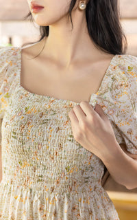 Holly Floral Smocked Dress