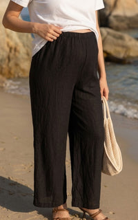 Sabrina Maternity Pants in Black (Petite)