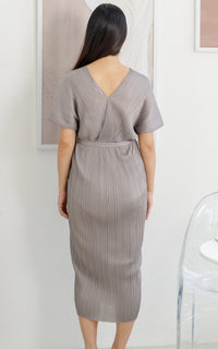 [BACKORDER] Alexa Pleated Wrapped Nursing Dress