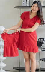 Eva Eyelet Girls Dress