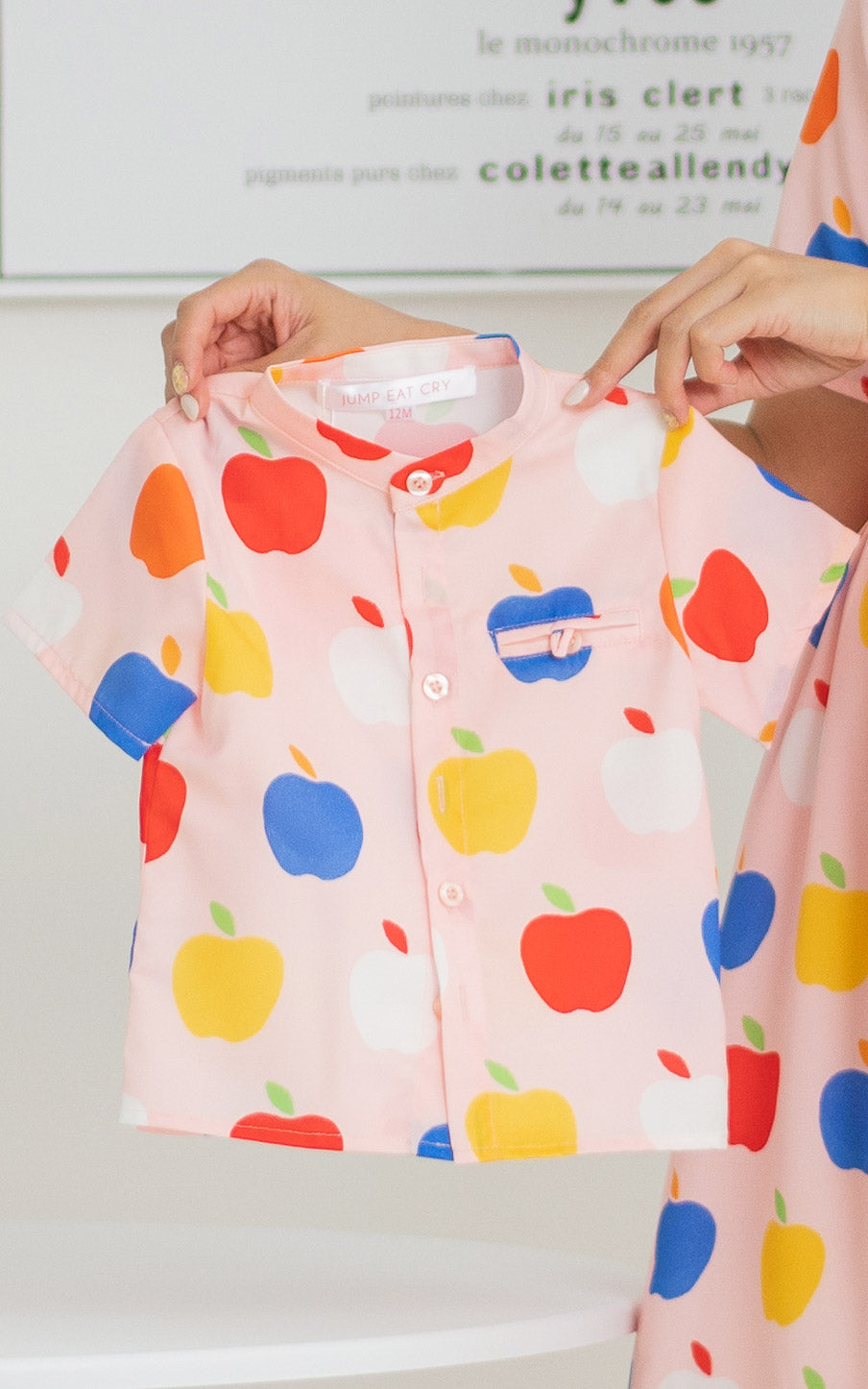 Apple Printed Kids Shirt