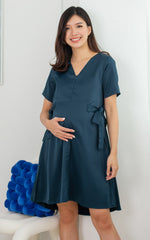Emma Ribbon Sash Nursing Dress