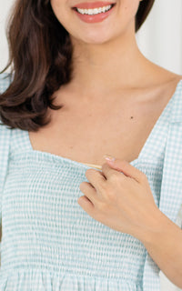 Kinsley Checkered Nursing Dress