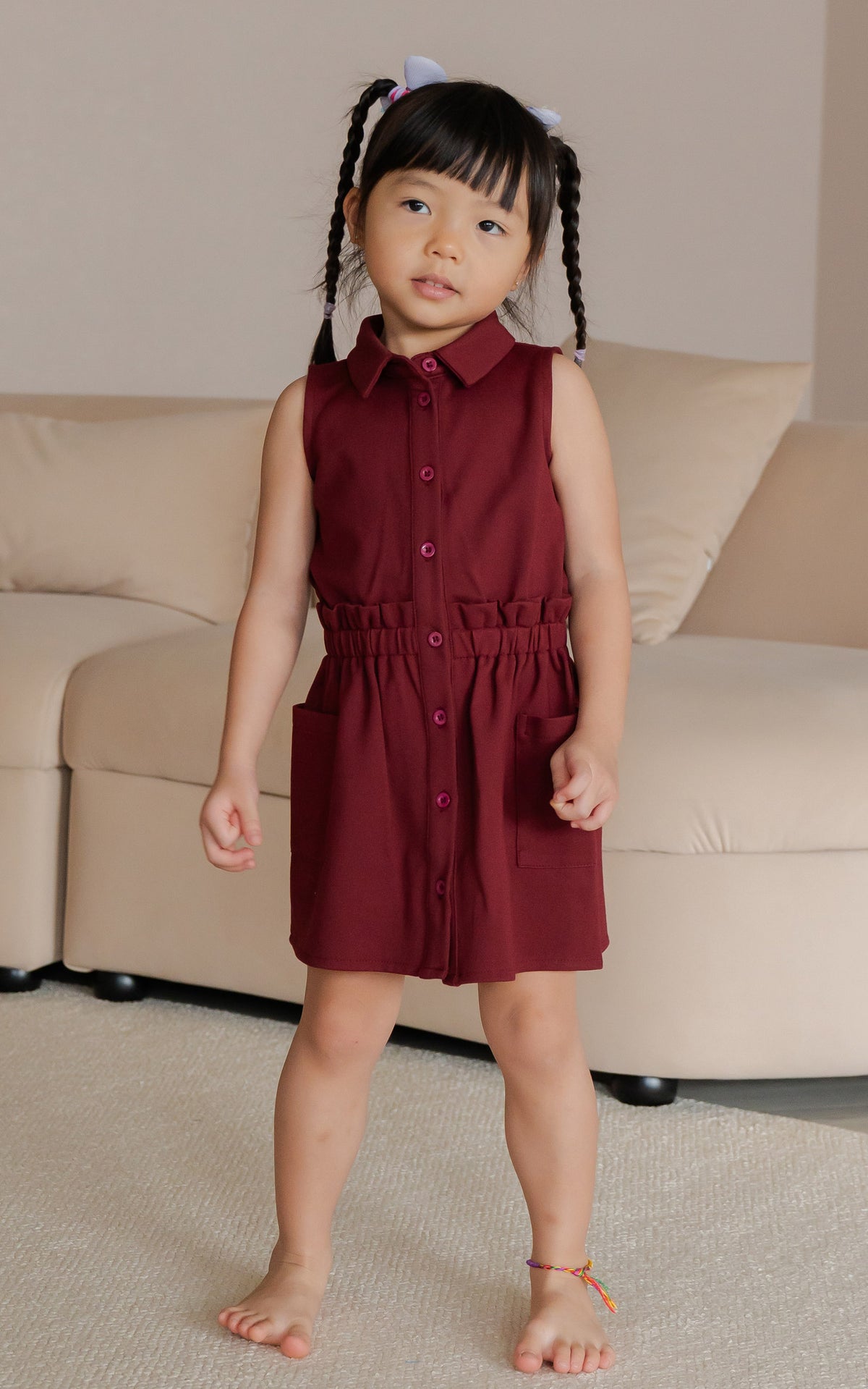 Dakota Sleeveless Girls' Dress