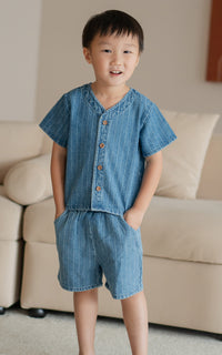 Jordyn Denim Kids Two Piece Set