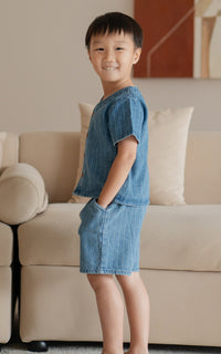 Jordyn Denim Kids Two Piece Set