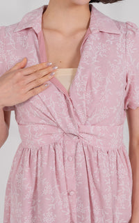 Kailani Nursing Dress in Red