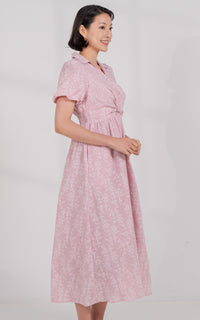 Kailani Nursing Dress in Red