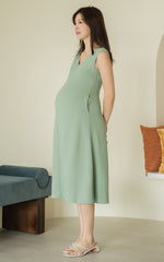 Kali Classic Nursing Dress in Sage