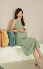 Kali Classic Nursing Dress in Sage