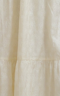 Kendall Printed Nursing Dress in Cream