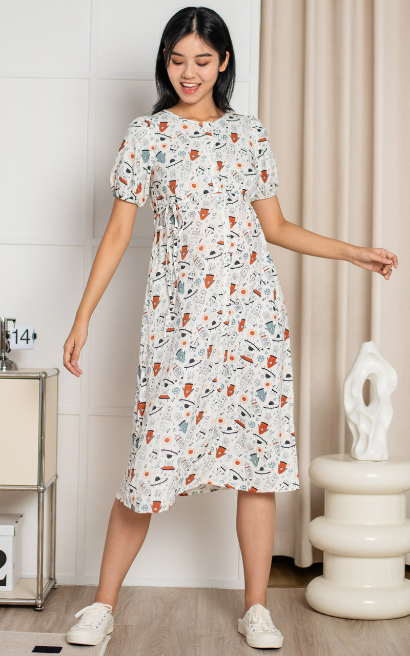 Kennedy Doodle Nursing Dress