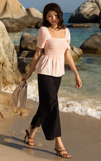 Sabrina Maternity Pants in Black (Petite)