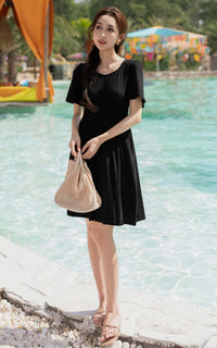 Leighton Curve Waistline Cotton Dress
