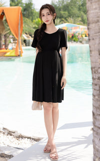 Leighton Curve Waistline Cotton Dress
