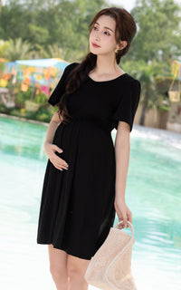 Leighton Curve Waistline Cotton Dress