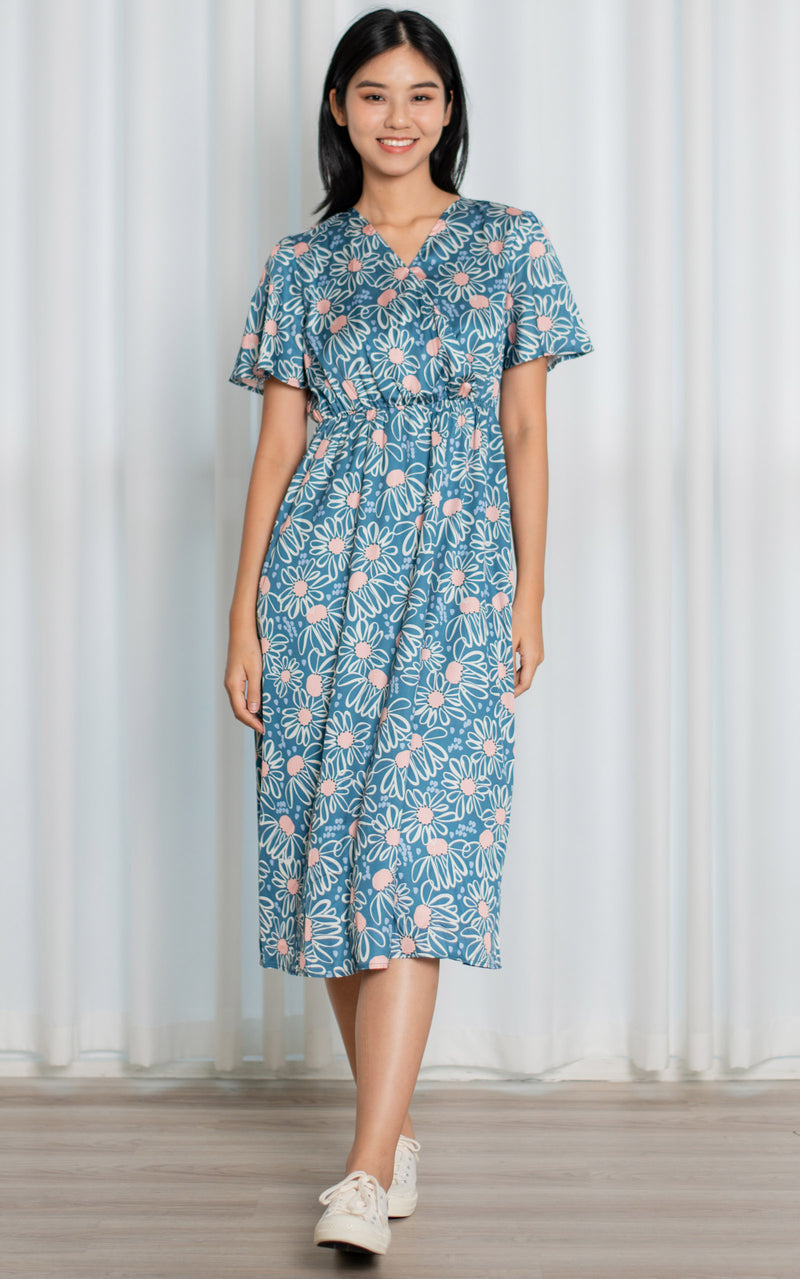 Lilly Printed Nursing Dress