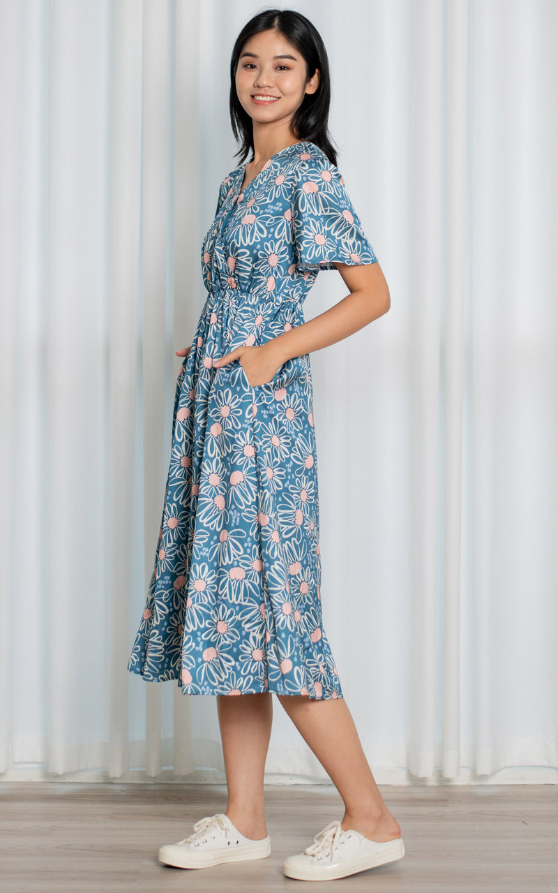 Lilly Printed Nursing Dress