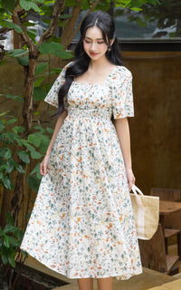 Lily Floral Frills Dress