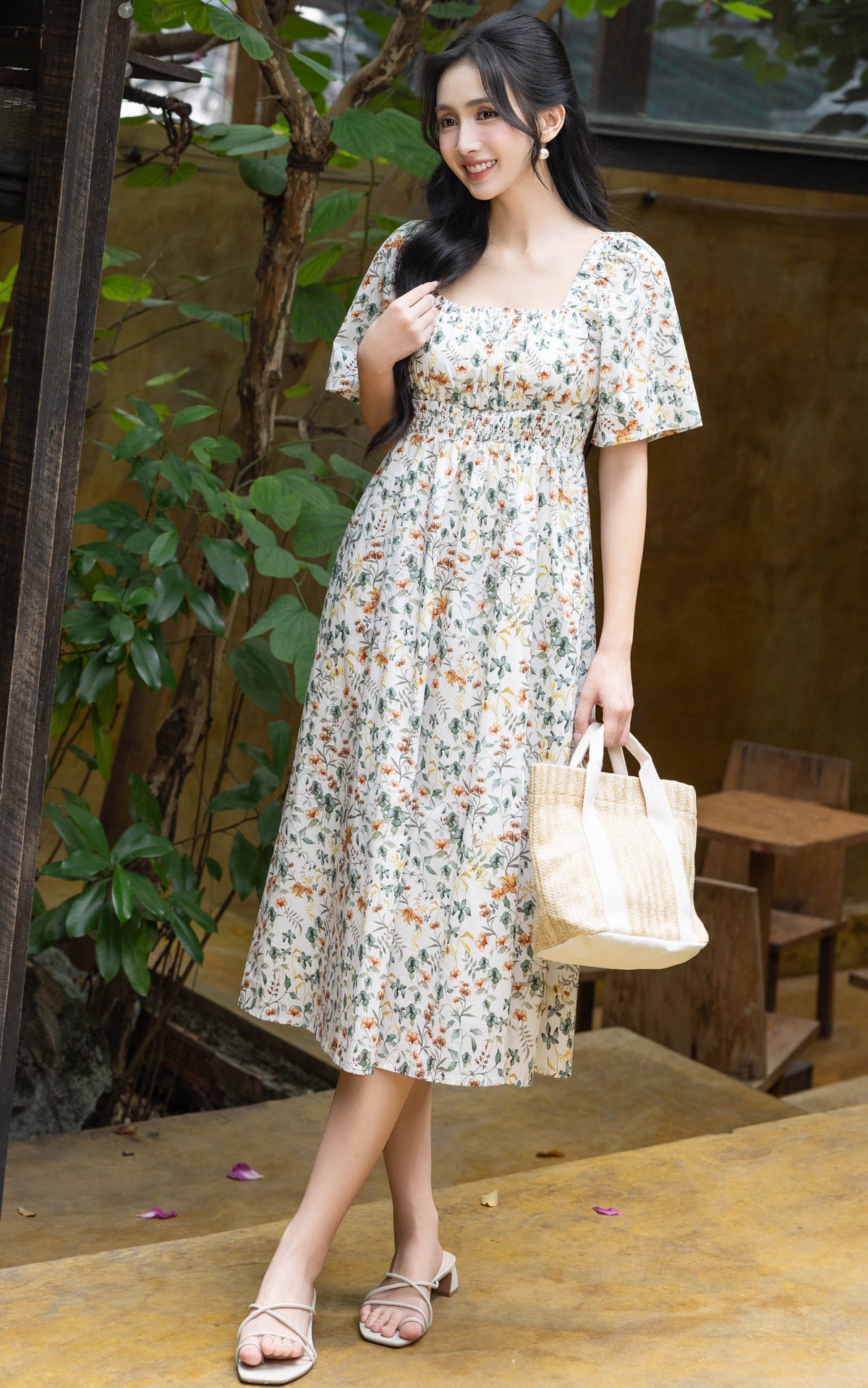 Lily Floral Frills Dress
