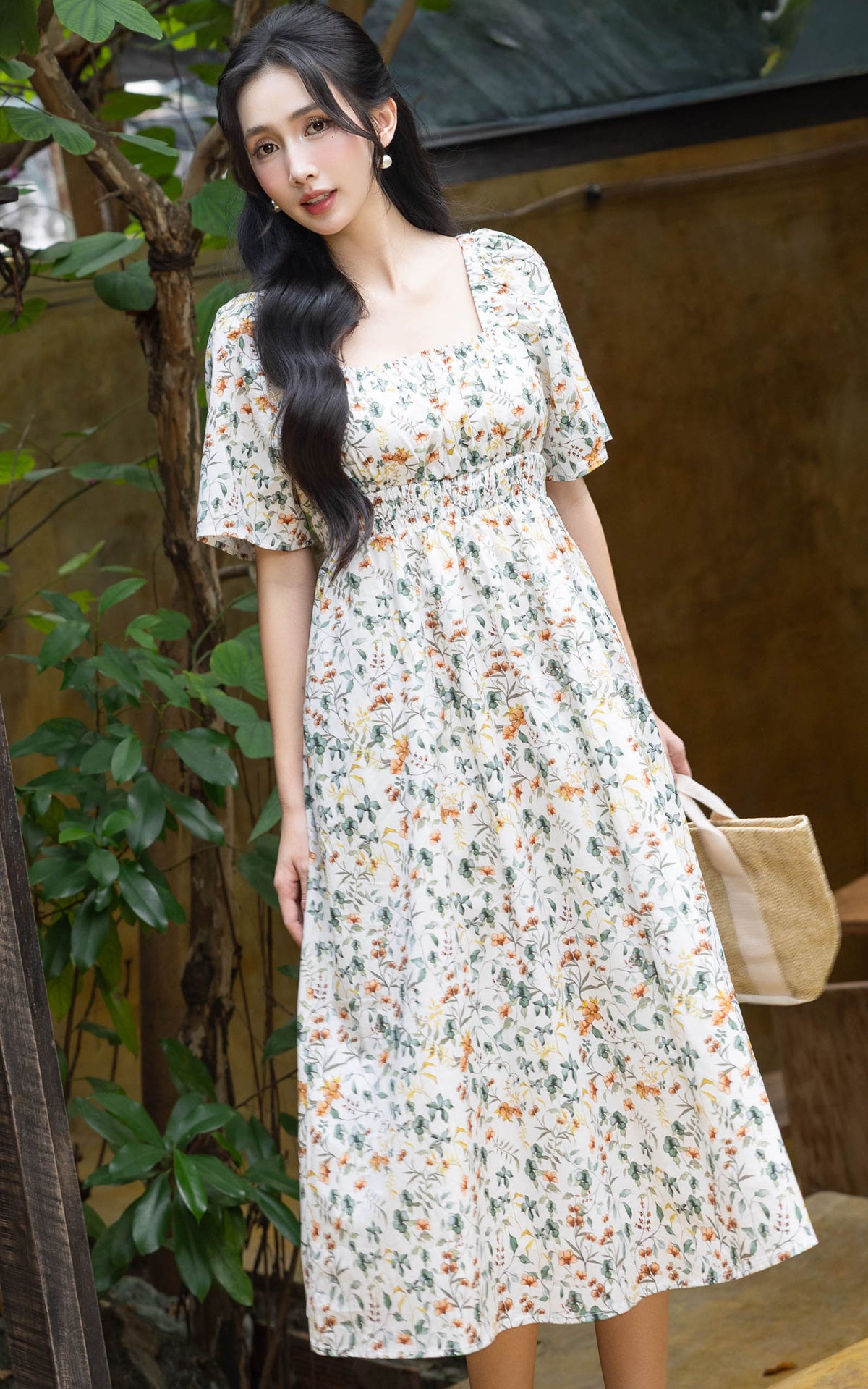 Lily Floral Frills Dress