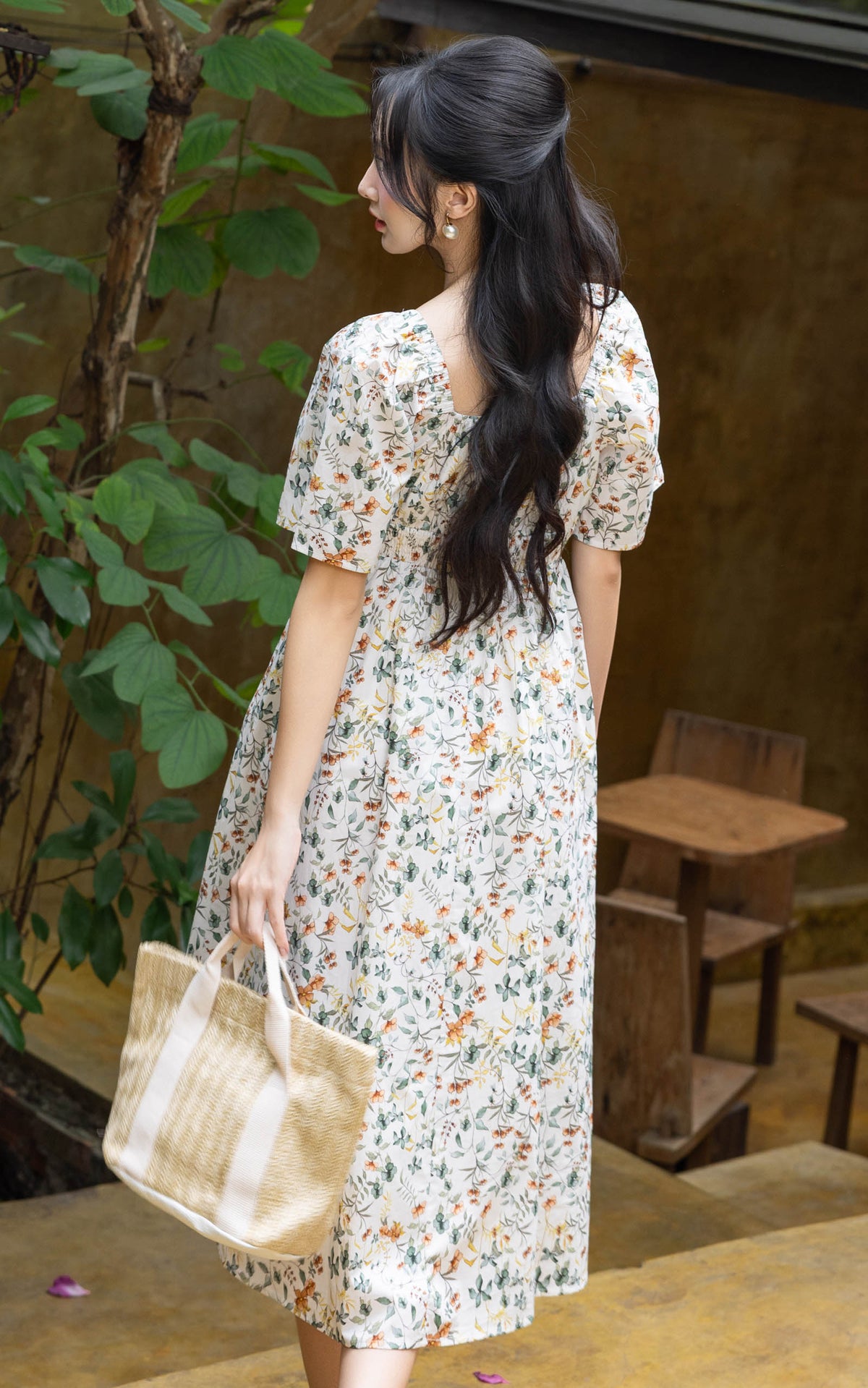 Lily Floral Frills Dress