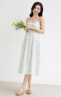 Lorelei Cotton Floral Nursing Dress
